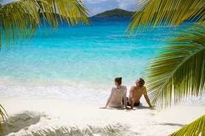 couple in paradise